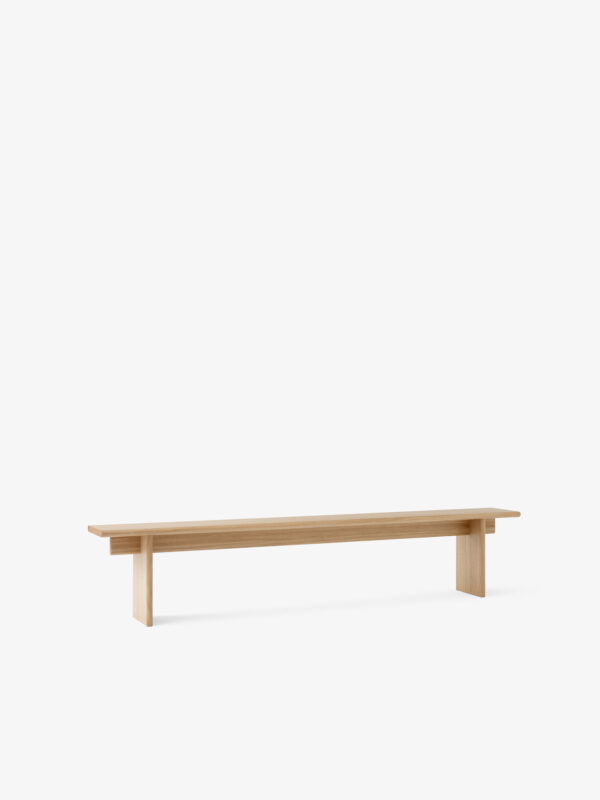 Banc Ita OS6, L230x30cm, Chêne